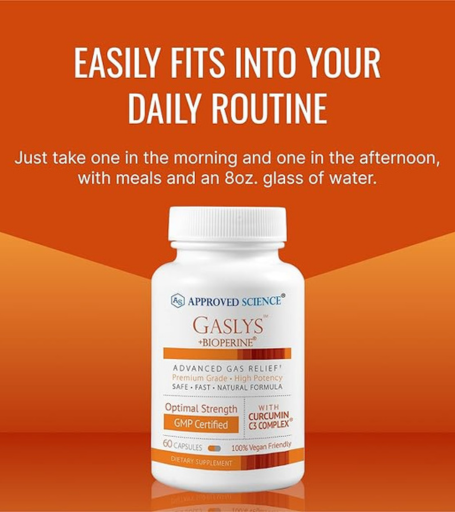 Approved Science® Gaslys™ + Bioperine Capsules In Pakistan