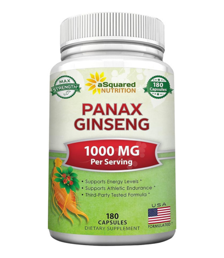 Asquared Nutrition Panax Ginseng Capsules