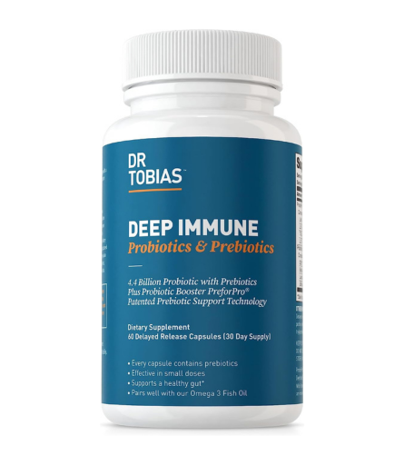 Dr. Tobias Deep Immune Probiotics & Prebiotics Capsules