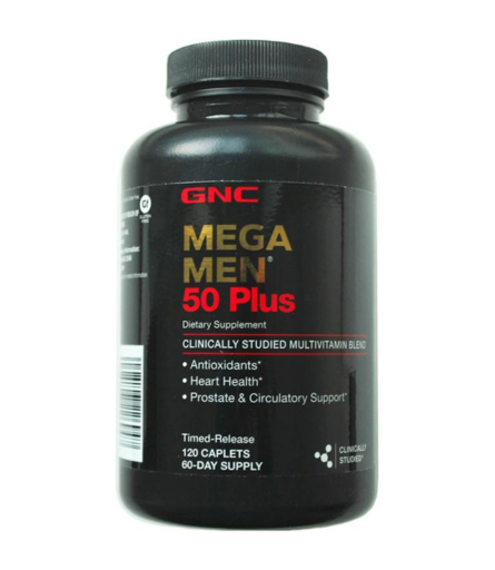 GNC Mega Men 50 Plus Supplements