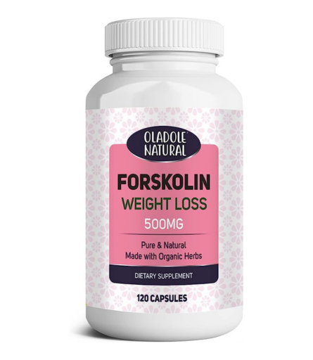 Oladole Natural Forskolin Extract for Weight Loss 500mg Pure