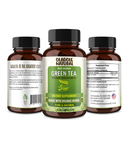 Oladole Naturals Green Tea Extract Supplements