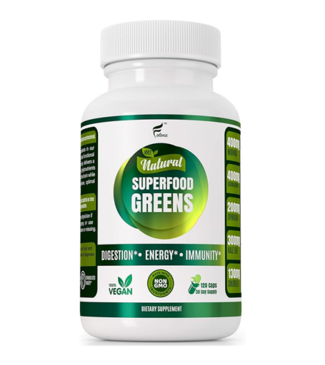 Organic Vegan Super Greens Capsules In Pakistan