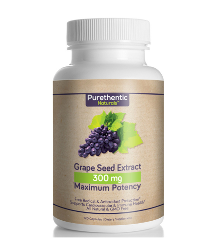 Purethentic Naturals Grape Seed Extract Capsules
