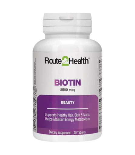 Route 2 Health Biotin 2500mcg Tablet