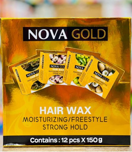 Nova Gold Strong Hold Hair Wax Kit