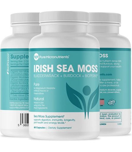 Pure Micronutrients Irish Sea Moss Supplement