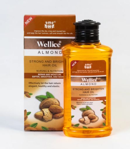 Wellice Almond Strong & Brighten Hair Oil