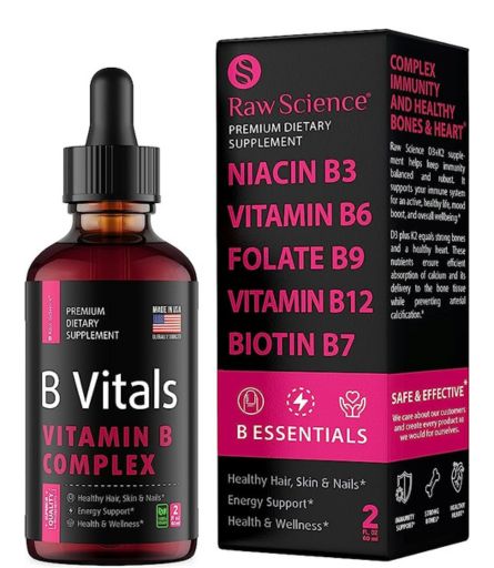 B Vitals Vitamin B Complex Supplements