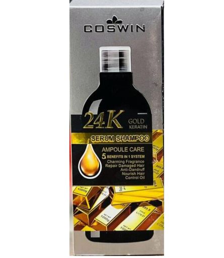 Coswin 24K Gold Keratin Serum Shampoo
