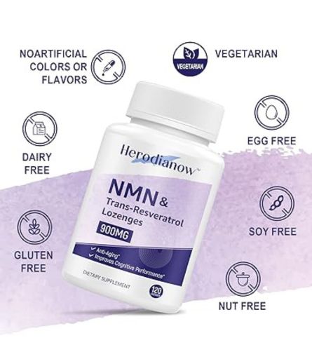 Herodianow Nmn & Trans Resveratrol Lozenges