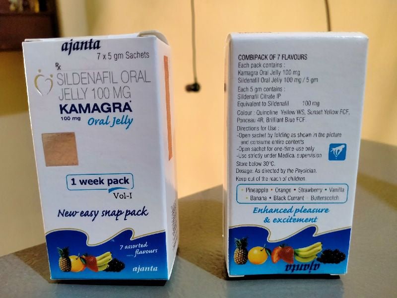 Kamagra 100mg Sildenafil Oral Jelly In Pakistan