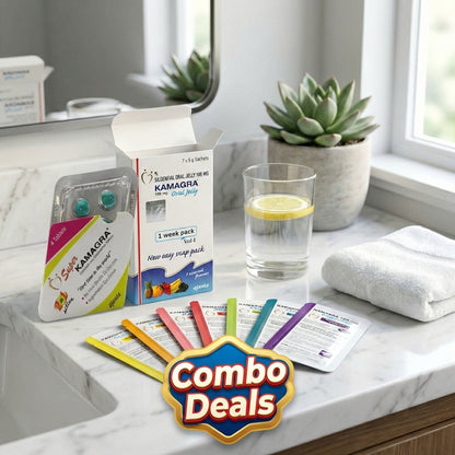 Kamagra Oral Jelly & Kamagra Tablets Combo Pack