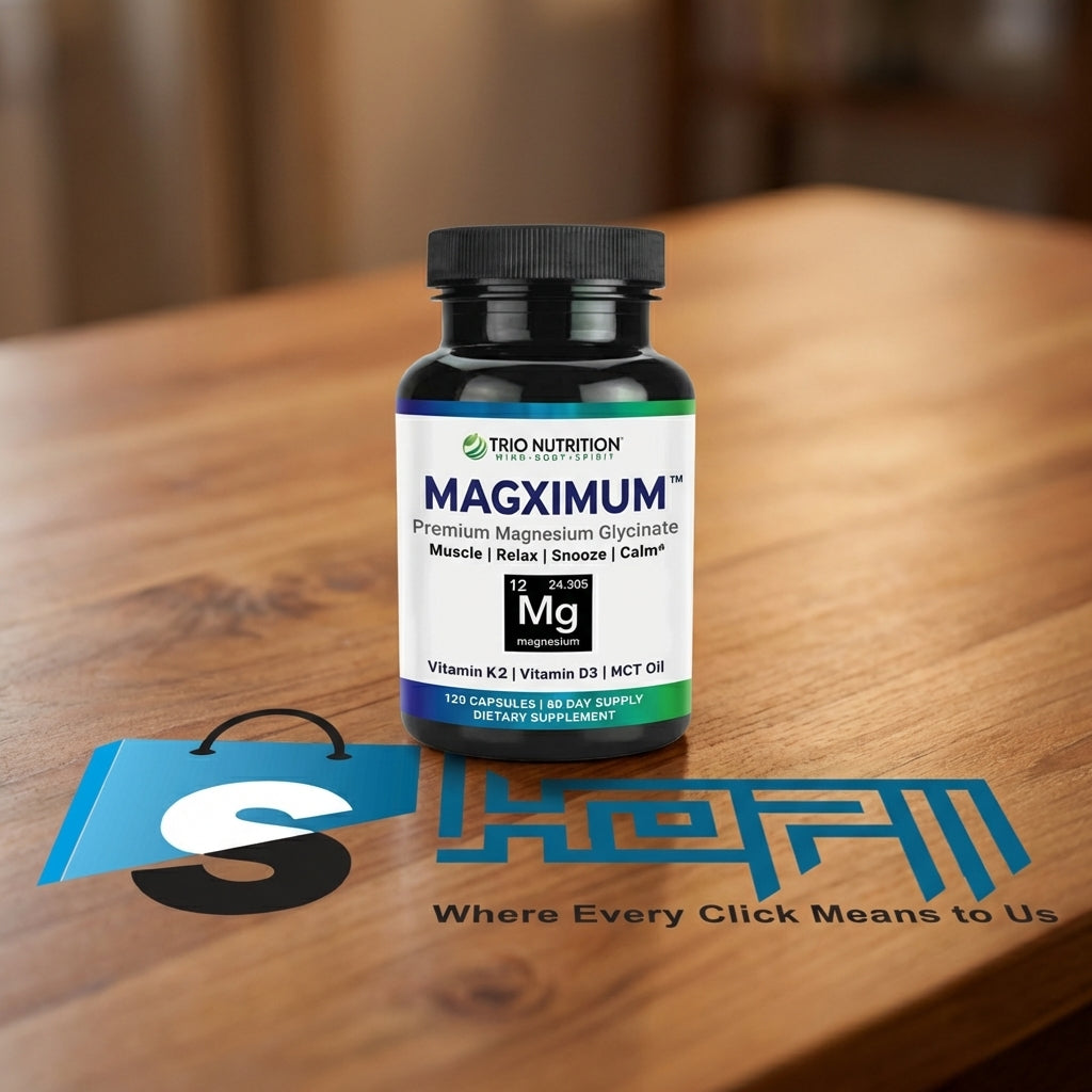 Trio Nutrition Premium Magnesium Glycinate Capsules