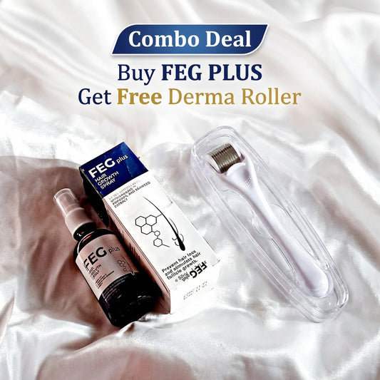 Buy feg plus and get derma roller free pakistan
