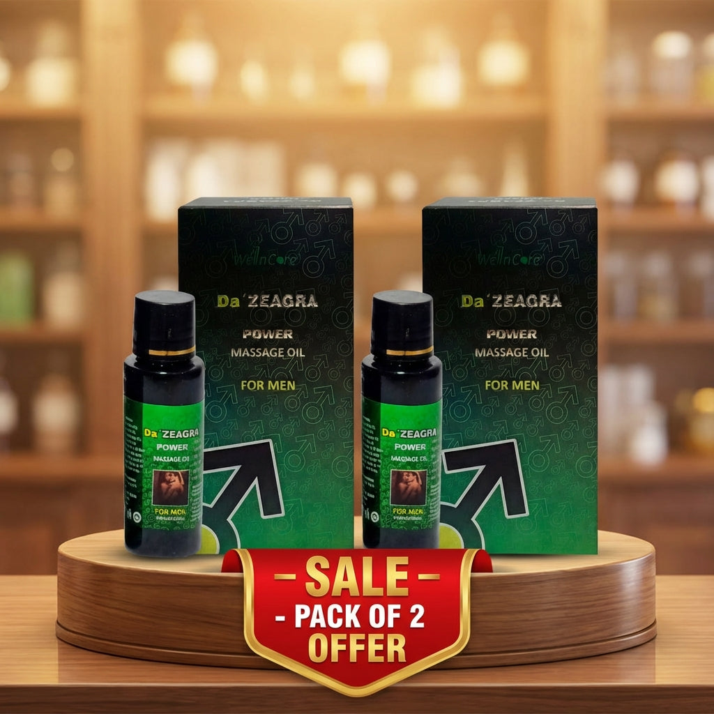 Da Zeagra Oil Herbal Massage Oil for Men