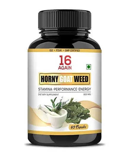 16 Again Horny Goat Weed 60 Capsules Price In Pakistan