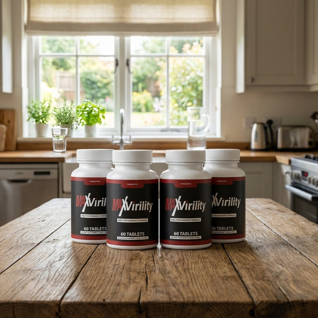 Male Virility, Male Max - 5 Bottles - 300 Capsules