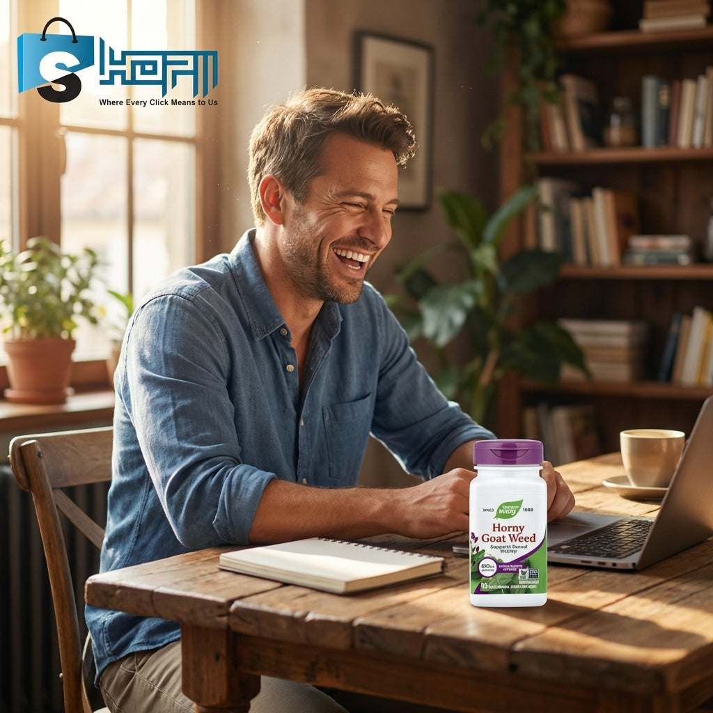 Horny Goat Weed, 500 mg, 60 Vegan Capsules
