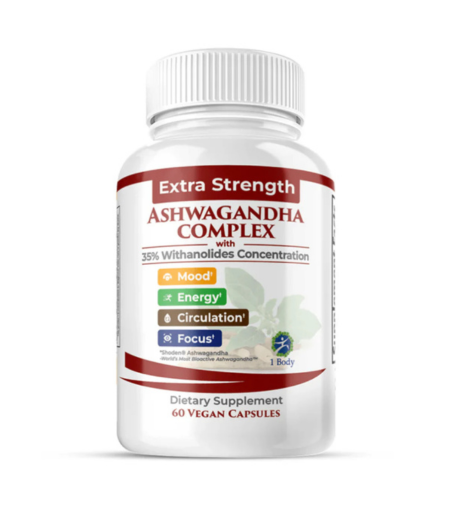 1 Body Ashwagandha Complex Capsules In Pakistan
