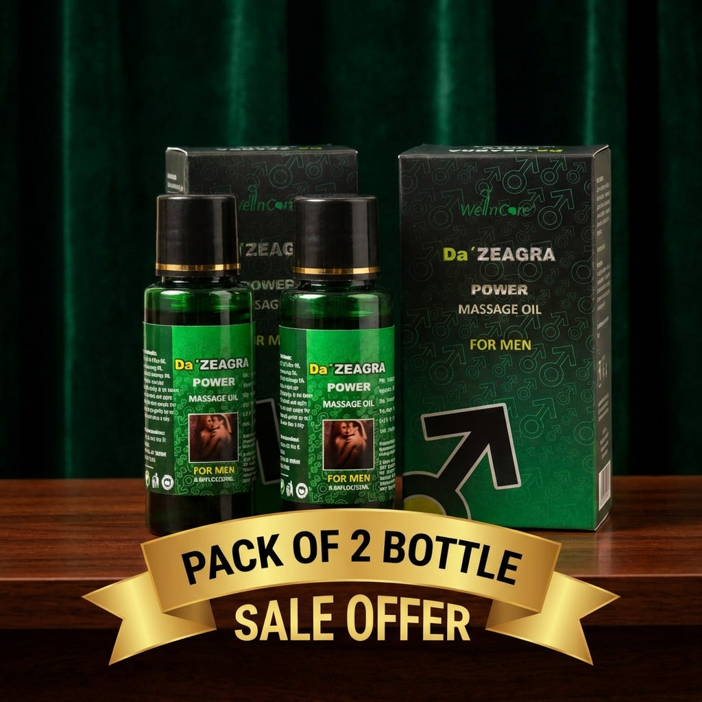 Da Zeagra Oil Herbal Massage Oil for Men