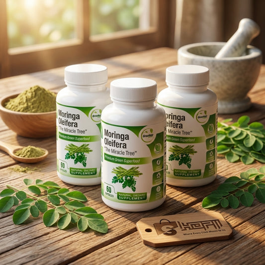 30 Moringa Oleifera Leaf Extract Pills | 100% Pure & Organic
