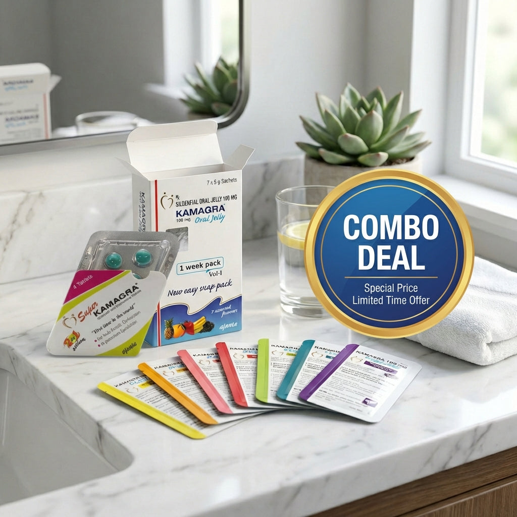 Kamagra Oral Jelly & Kamagra Tablets Combo Pack