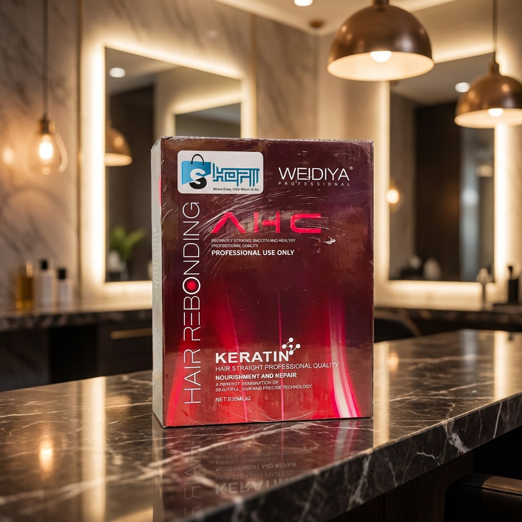Weidiya Keratin Hair Rebonding Kit | 03222636660 Shop Now
