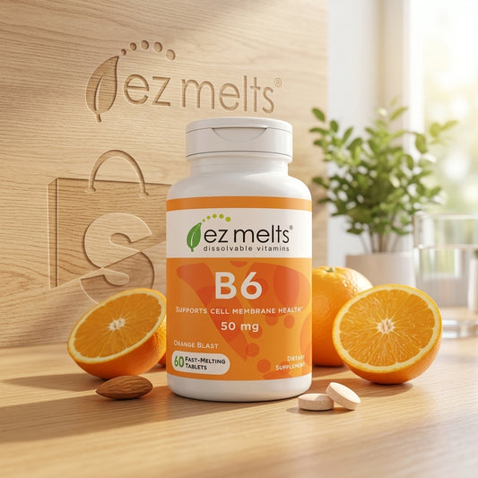 EZ Melts Dissolvable Vitamin B6 50 mg Tablets In Pakistan