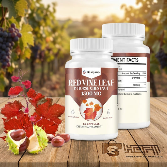 Basigano Red Vine Leaf & Horse Chestnut Extract In Pakistan