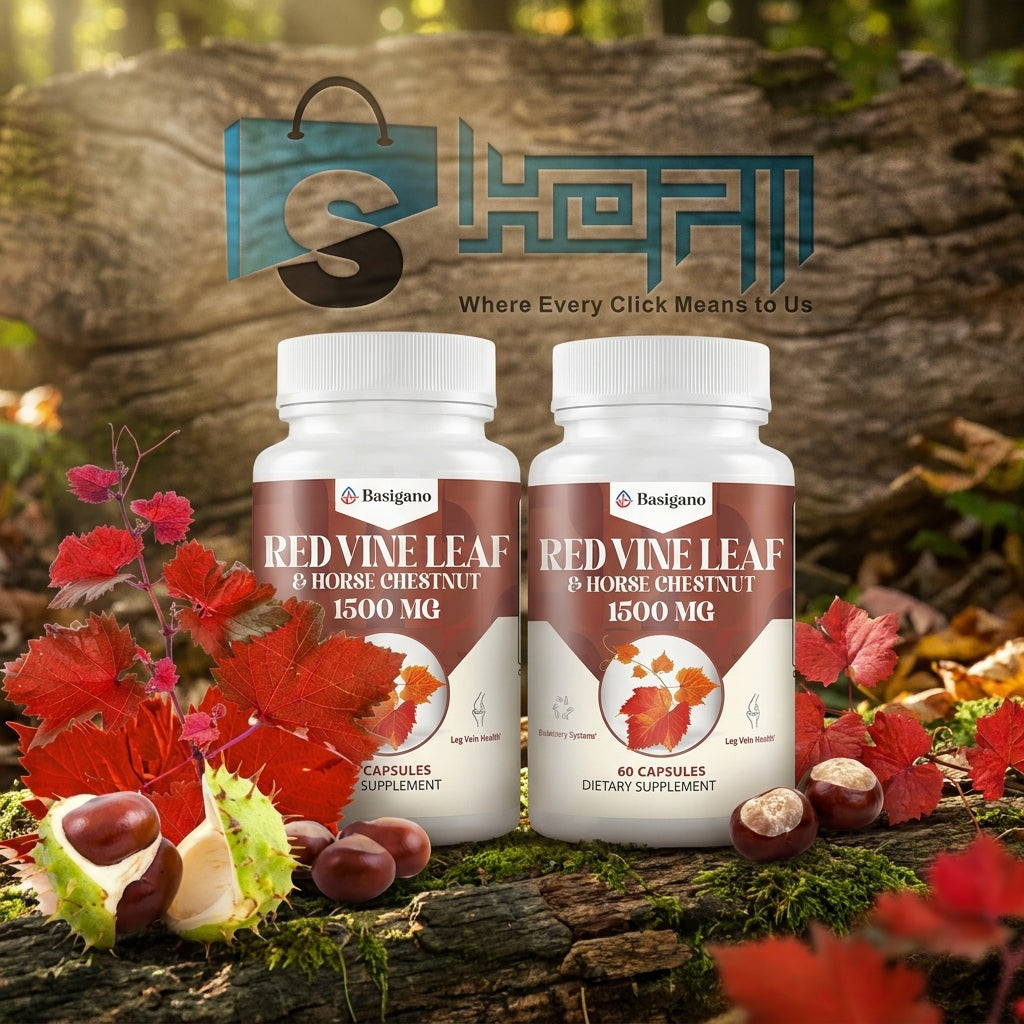 Basigano Red Vine Leaf & Horse Chestnut Extract In Pakistan