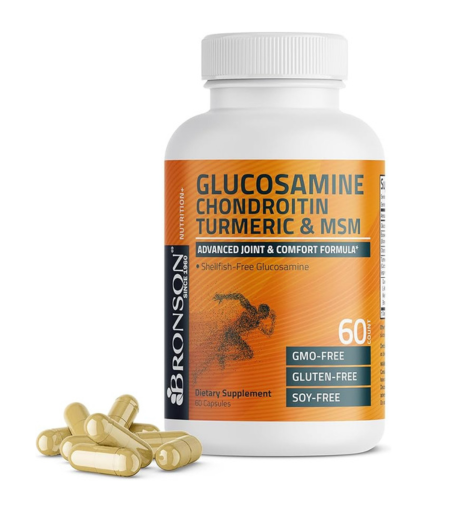 Bronson Glucosamine Chondroitin Turmeric & MSM Capsules In Pakistan