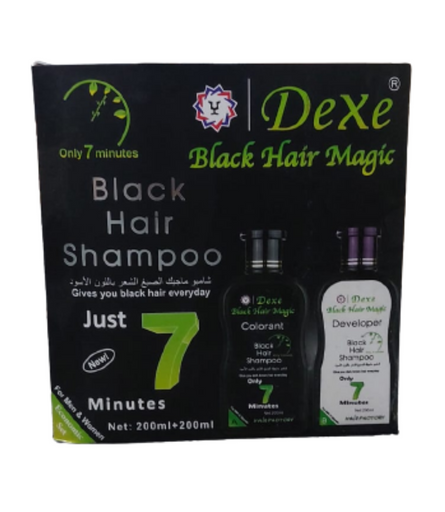 Dexe Black Hair Colour Shampoo
