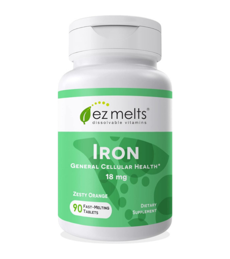 EZ Melts Dissolvable Iron 18 mg Supplement In Pakistan