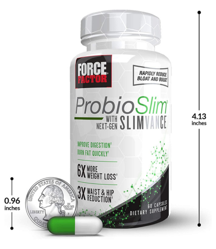 Force Factor ProbioSlim with Next-Gen Slimvance Capsules