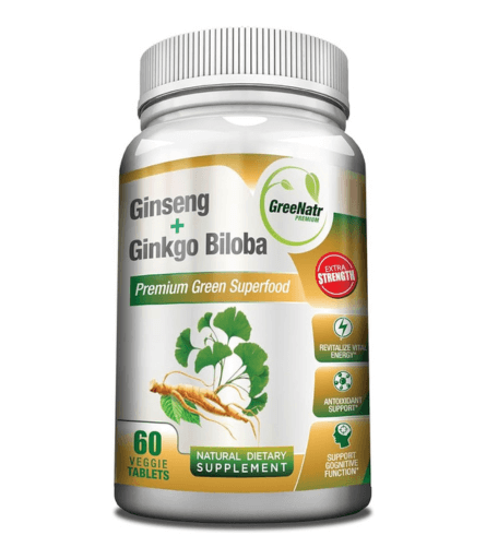 GreeNatr Ginseng Plus Ginkgo Biloba