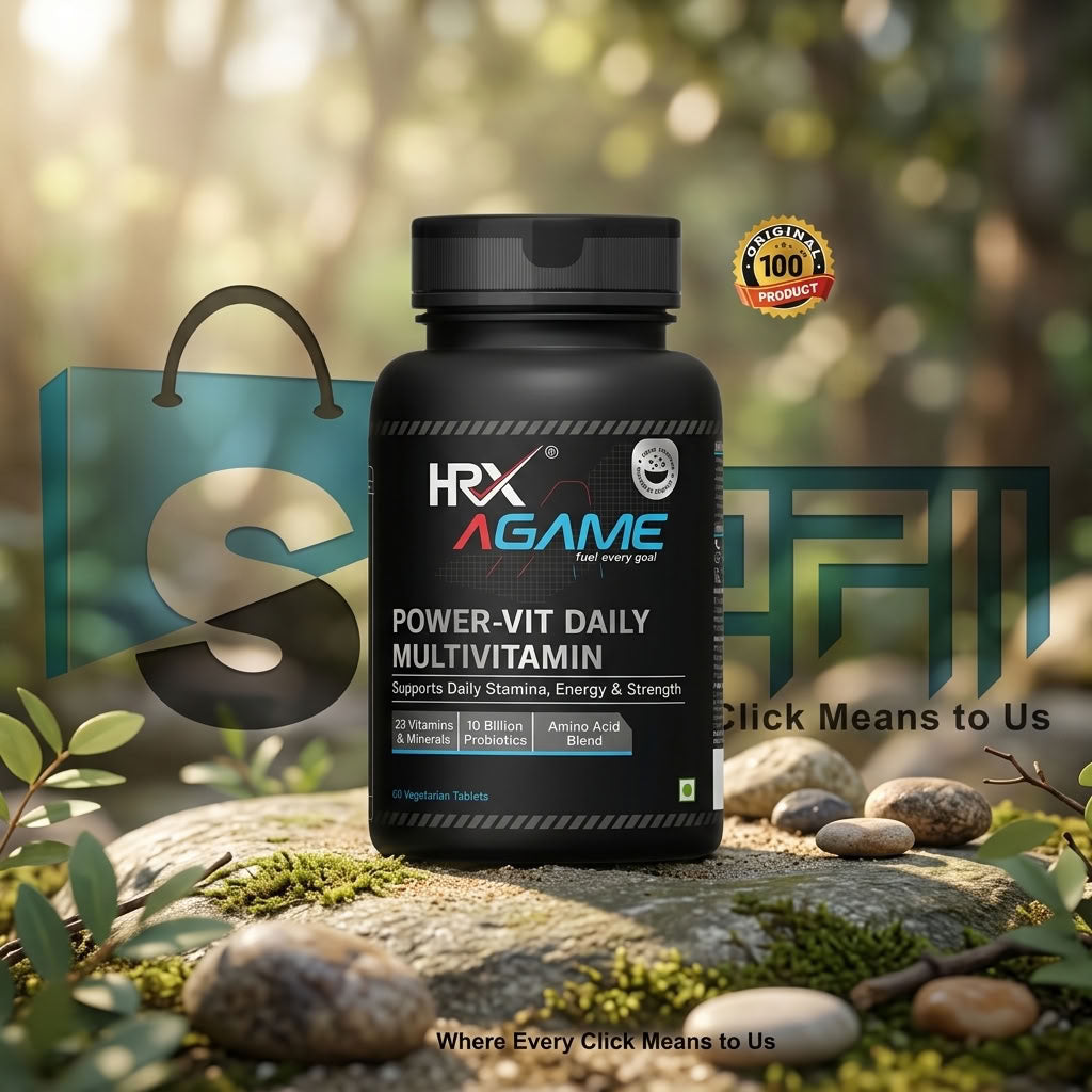 HRX AGame Power-Vit Daily Multivitamin In Pakistan