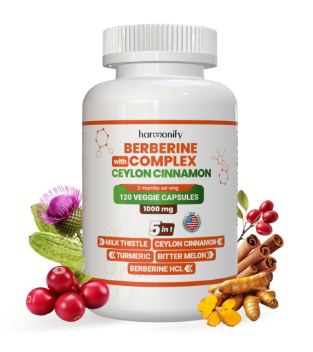 Harmonify Berberine with Ceylon Cinnamon Capsules In Pakistan