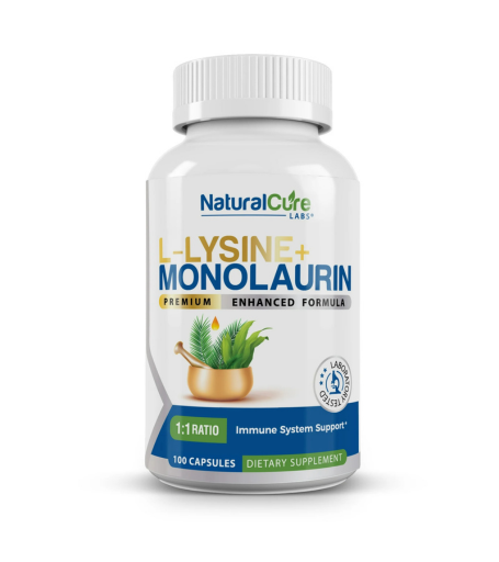 Natural Cure Labs L-Lysine + Monolaurin 600mg Capsules In Pakistan