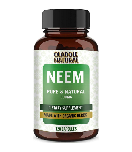 Oladole Natural Neem Pure & Natural Capsules