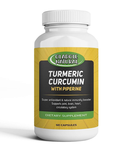 Oladole Natural Turmeric Curcumin Supplements