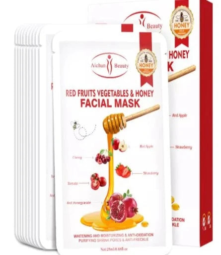 Aichun Beauty Red Fruit Vegetable Honey Mask