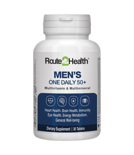 Route 2 Health Men's One Daily 50+ Multivitamin Tablet