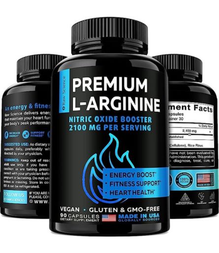 Raw Science Premium L Arginine Supplement