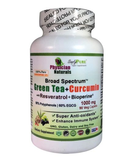 Broad Spectrum Green Tea Plus Bioperine Supplement