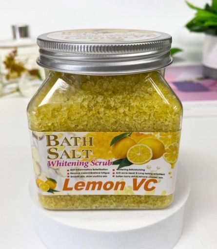 Bath Salt Whitening Scrub Lemon VC