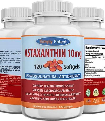 Simply Potent Astaxanthin 10mg Supplement