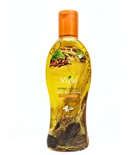 Vivid Sandalwood & Vetiver Herbal Hair Oil