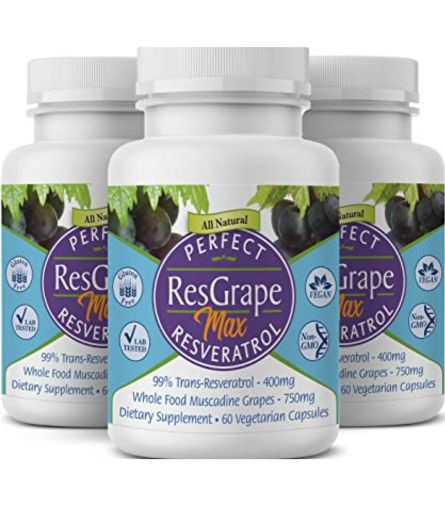 Perfect Resgrape Max Resveratrol Supplement