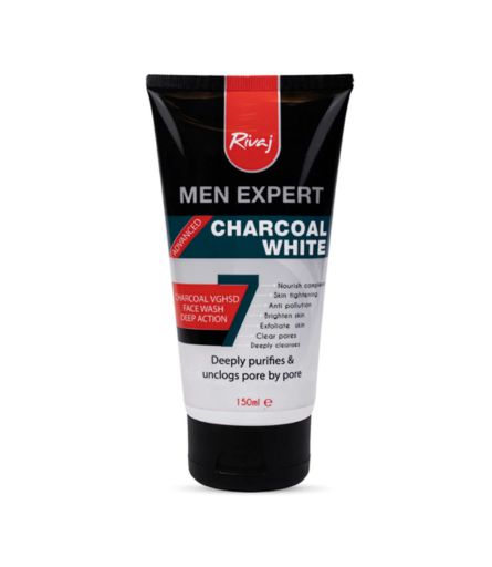 Rivaj Men Expert Charcoal Face Wash